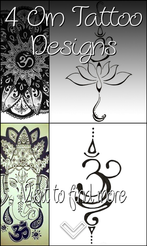 4 Om Tattoo Designs