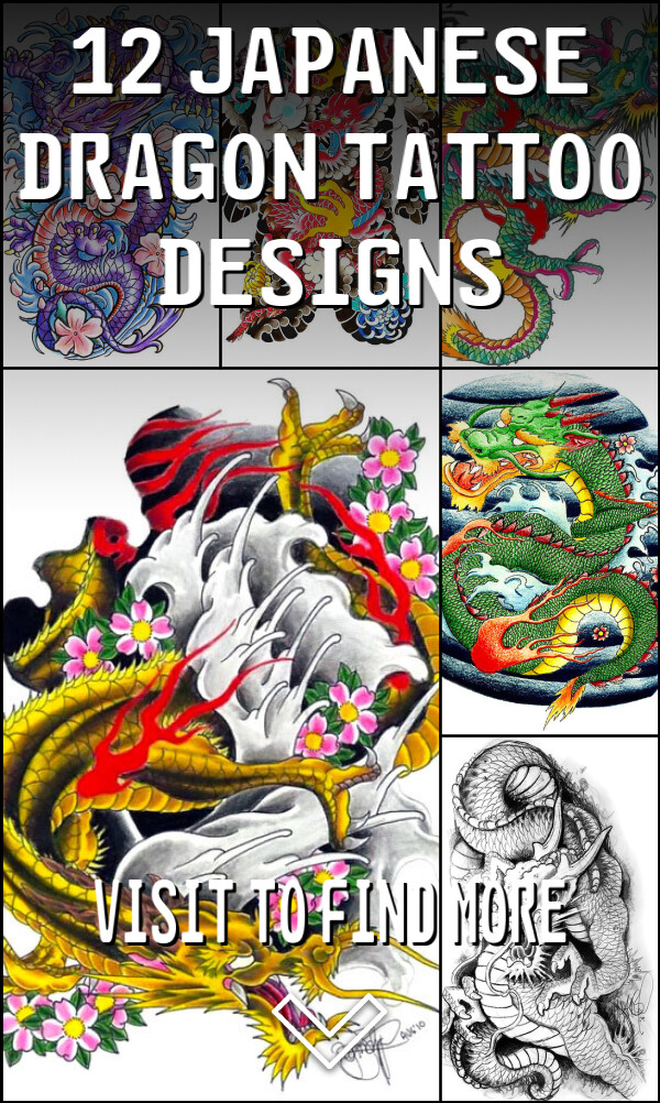 12 Japanese Dragon Tattoo Designs