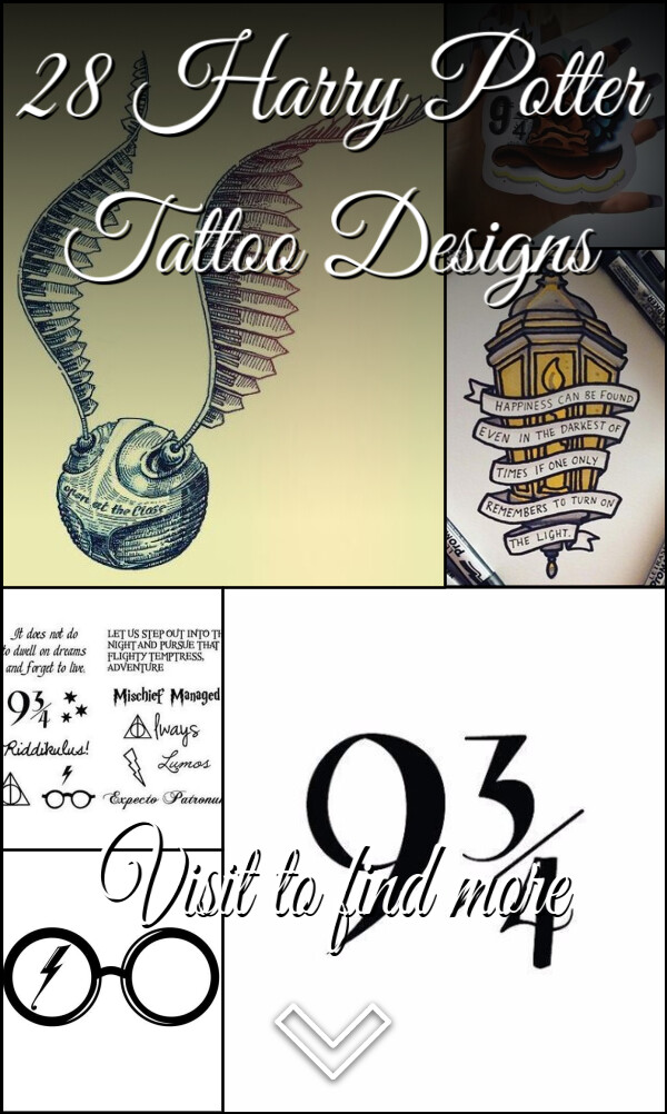 28 Harry Potter Tattoo Designs
