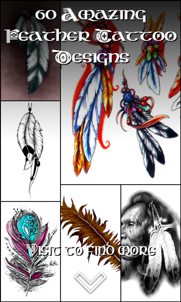 60 Amazing Feather Tattoo Designs