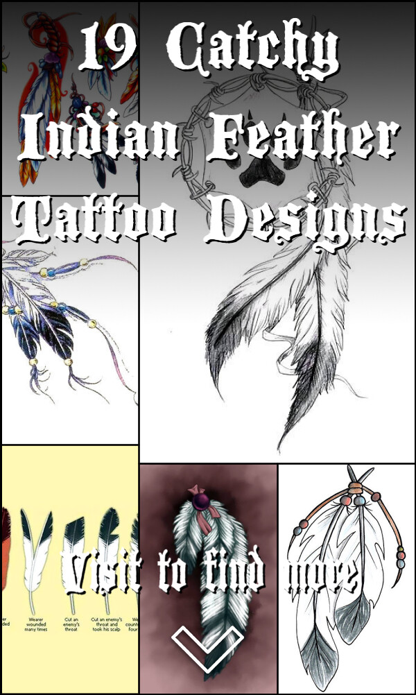 19 Catchy Indian Feather Tattoo Designs