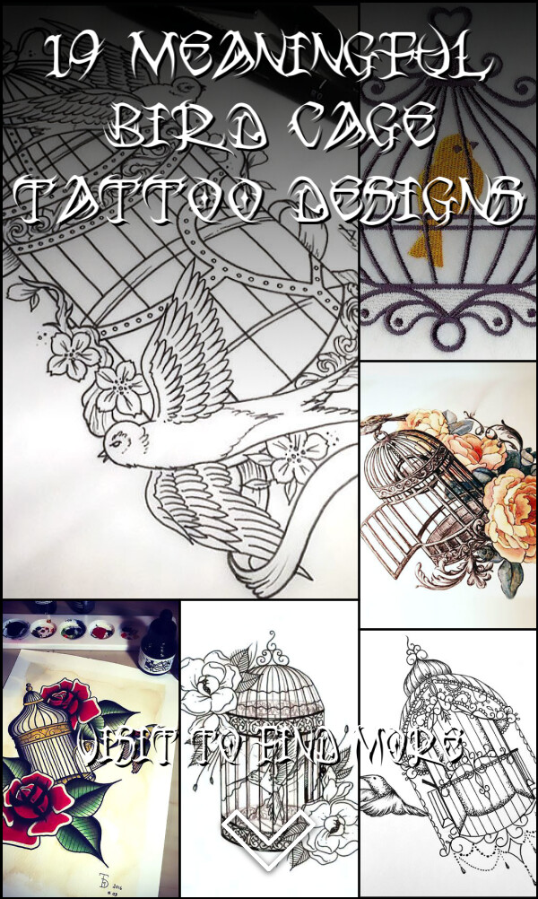 19 Meaningful Bird Cage Tattoo Designs