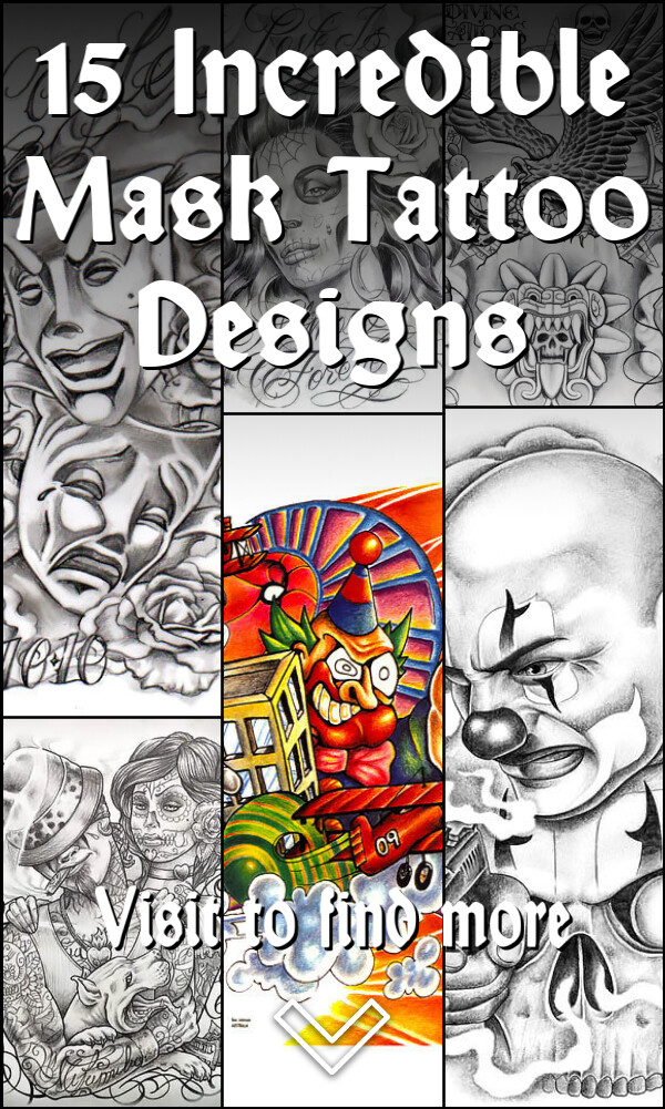 15 Incredible Mask Tattoo Designs