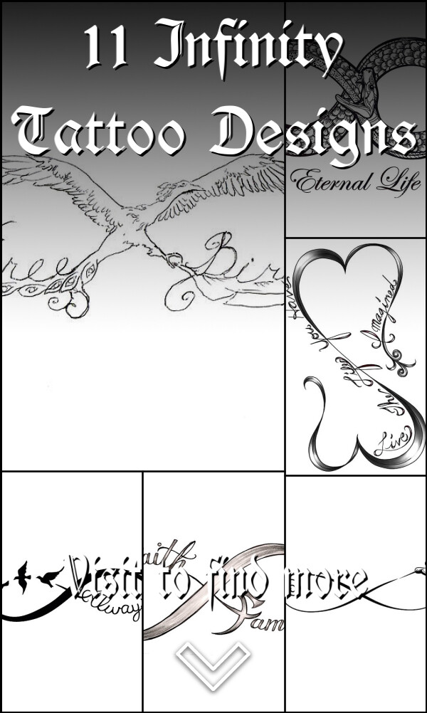 11 Infinity Tattoo Designs