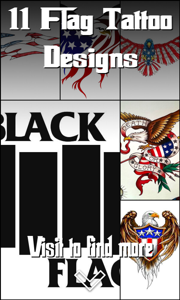 11 Flag Tattoo Designs