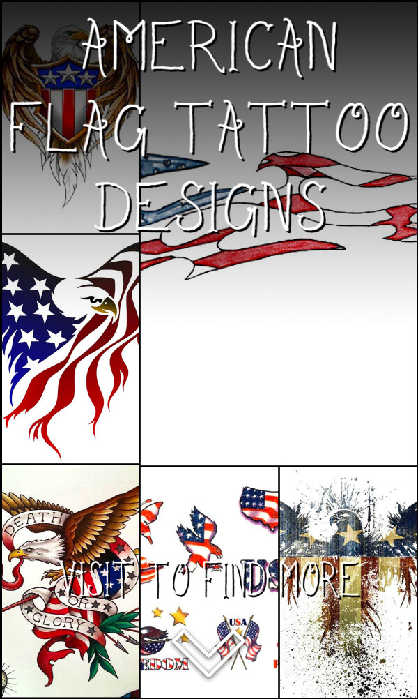 10 American Flag Tattoo Designs