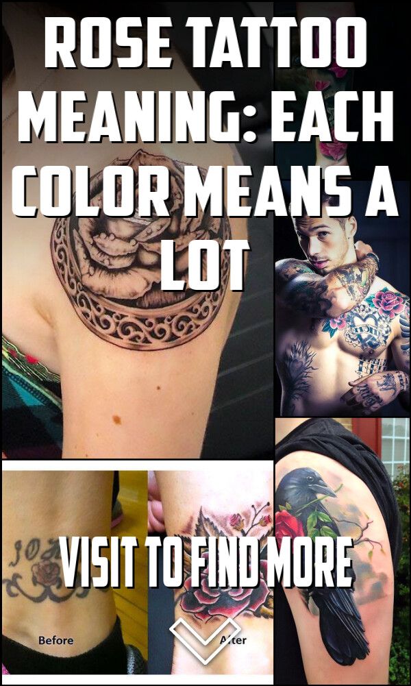 Rose Tattoo Meaning: Each Color Means a Lot