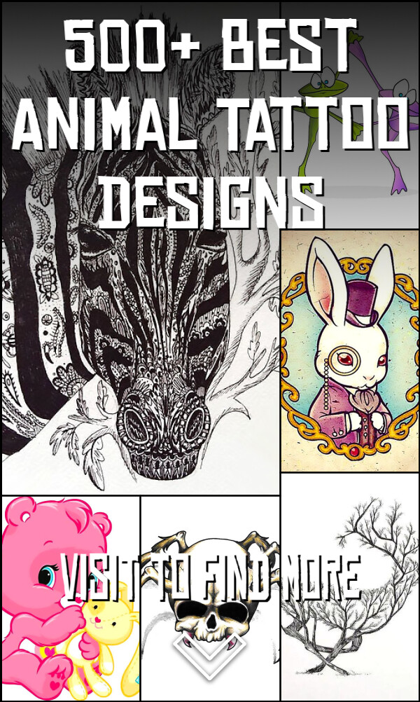 500+ Best Animal Tattoo Designs