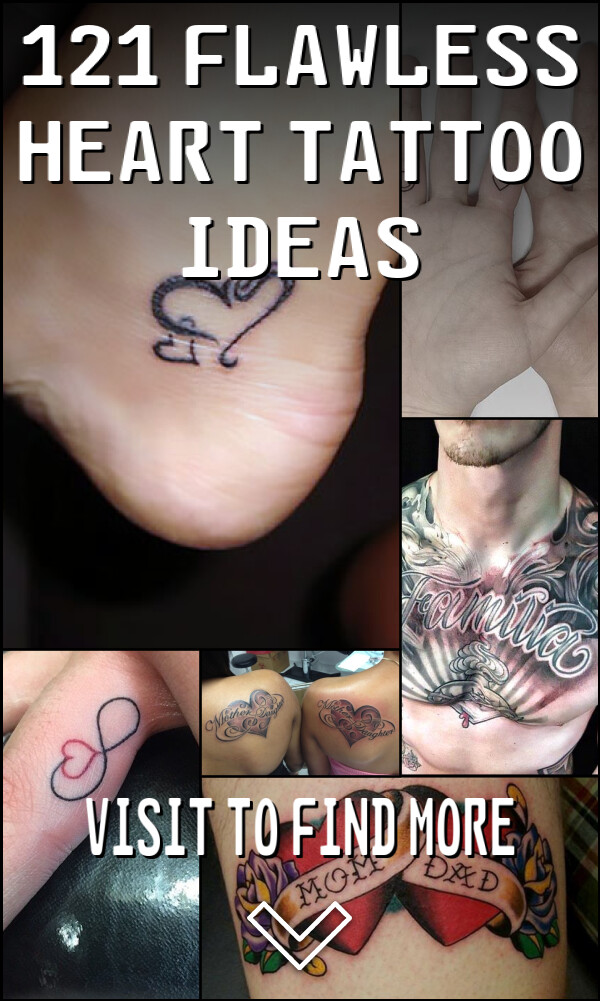 121 Flawless Heart Tattoo Ideas 