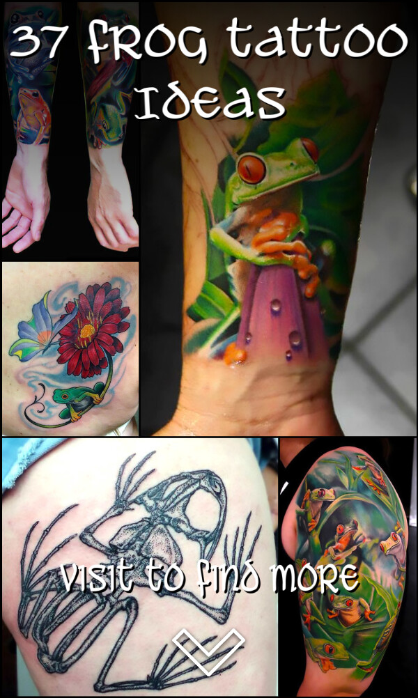 37 Frog Tattoo Ideas