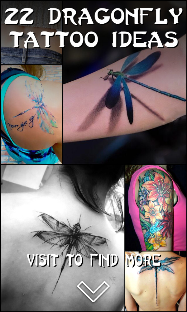 22 Dragonfly Tattoo Ideas