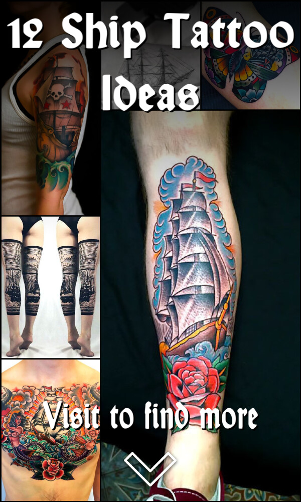 12 Ship Tattoo Ideas