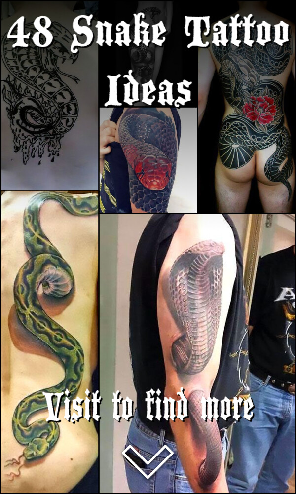 48 Snake Tattoo Ideas