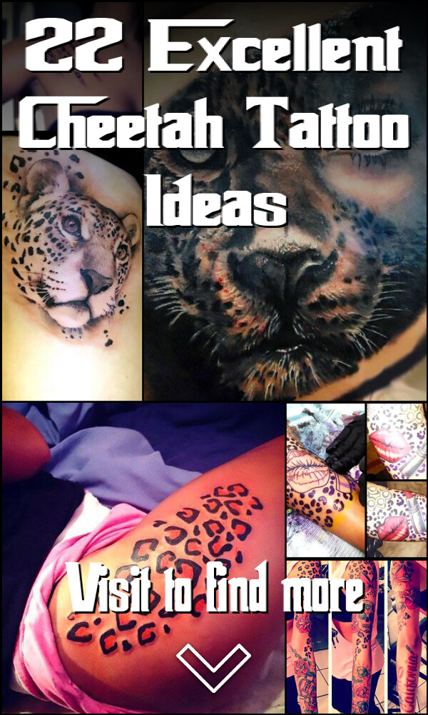 22 Excellent Cheetah Tattoo Ideas