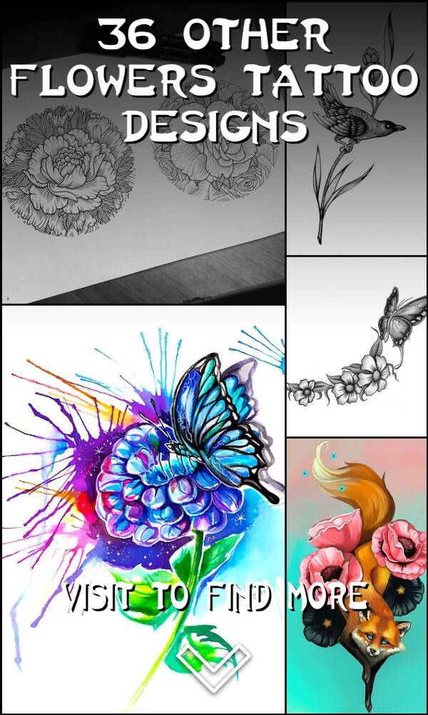 36 Other Flowers Tattoo Designs