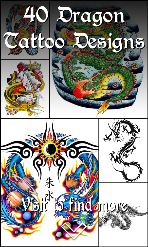 40 Dragon Tattoo Designs