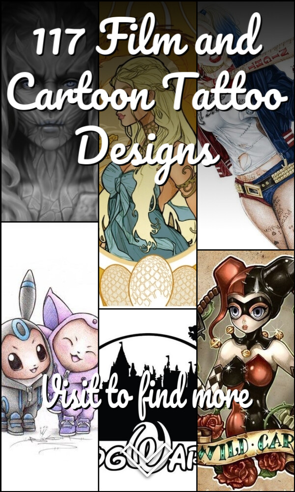 117 Film and Cartoon Tattoo Designs