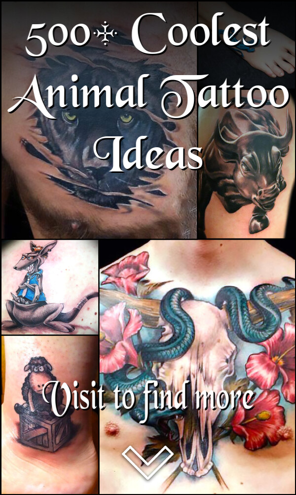500+ Coolest Animal Tattoo Ideas