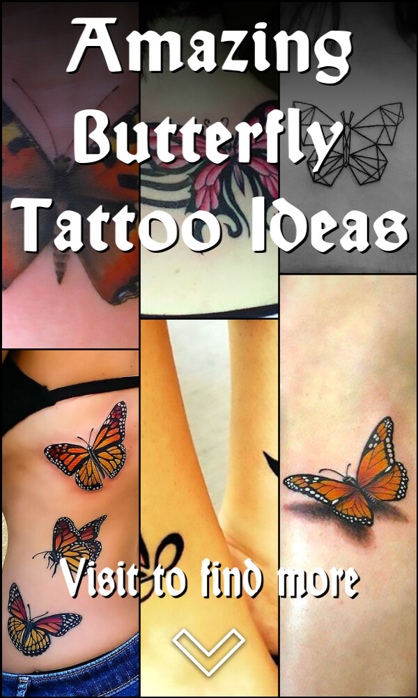 Amazing Butterfly Tattoo Ideas