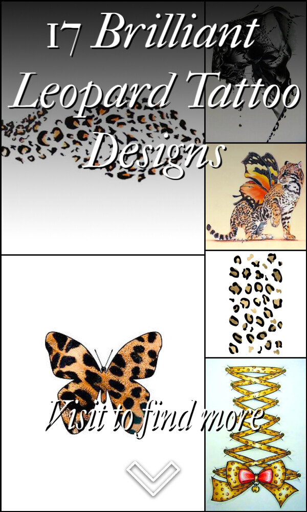 17 Brilliant Leopard Tattoo Designs