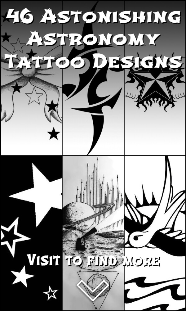 46 Astonishing Astronomy Tattoo Designs