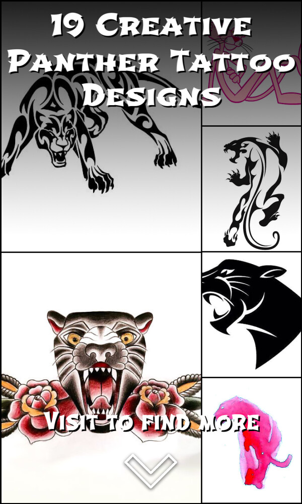 19 Creative Panther Tattoo Designs