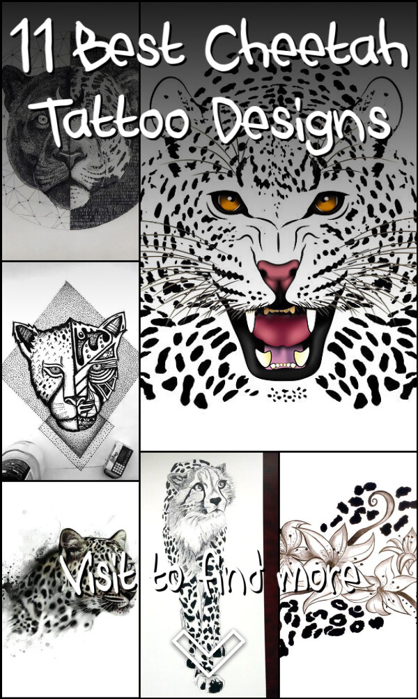 11 Best Cheetah Tattoo Designs