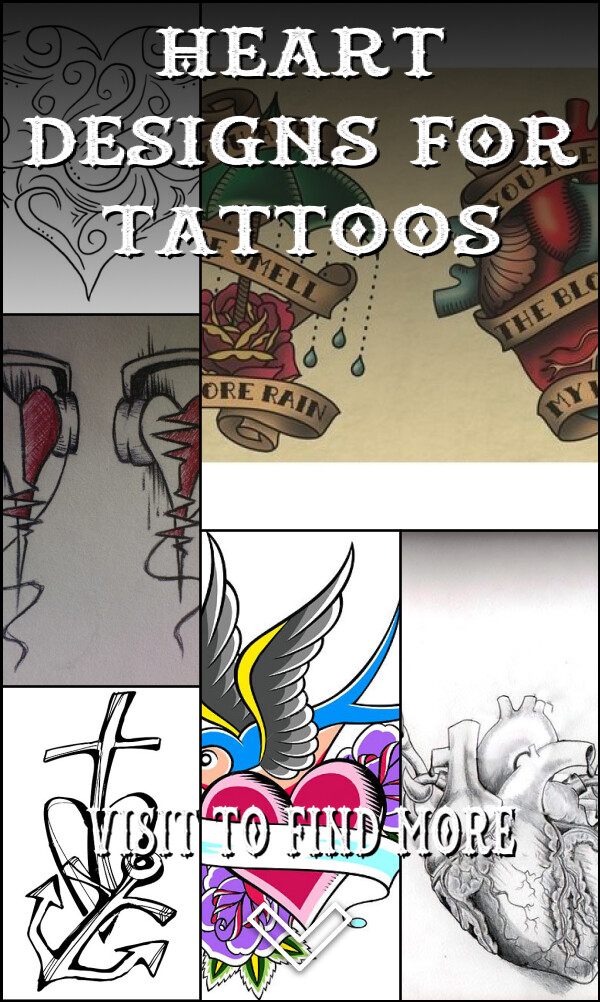 46 Heart Designs for Tattoos 
