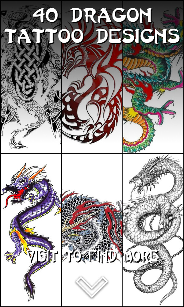 40 Dragon Tattoo Designs