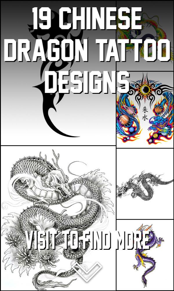 19 Chinese Dragon Tattoo Designs