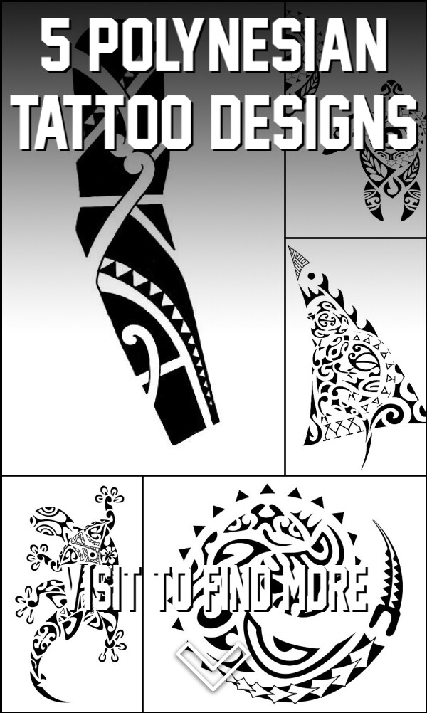 5 Polynesian Tattoo Designs