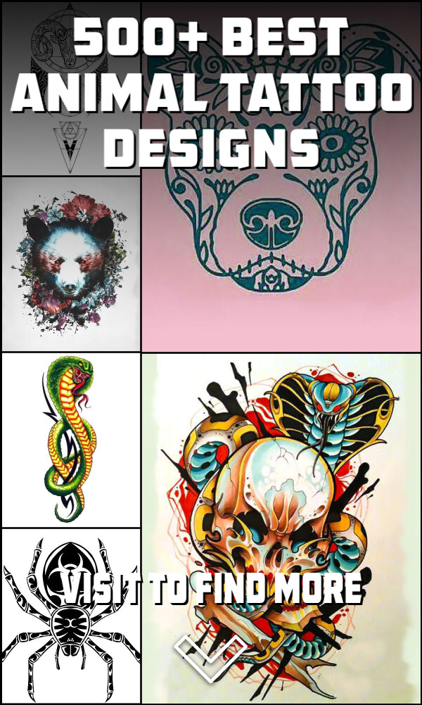 500+ Best Animal Tattoo Designs