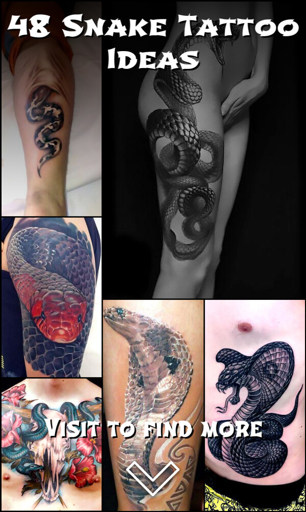 48 Snake Tattoo Ideas