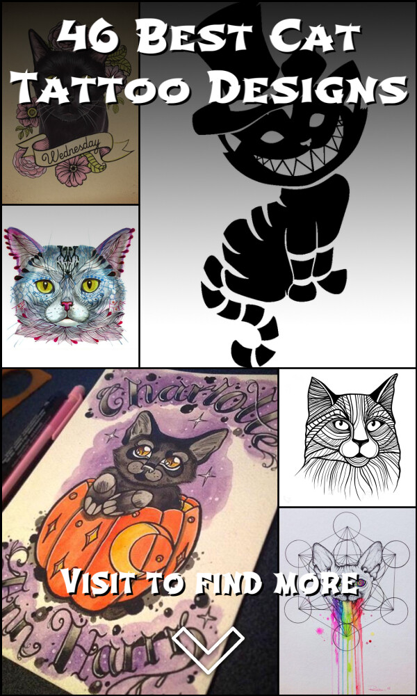 46 Best Cat Tattoo Designs