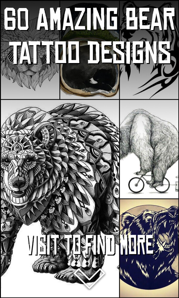 60 Amazing Bear Tattoo Designs