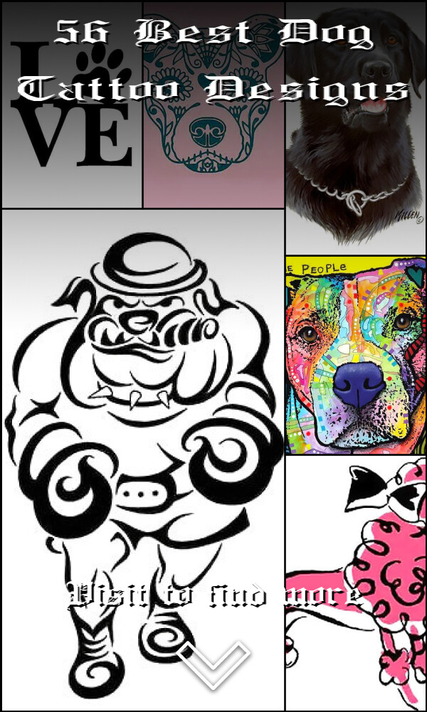 56 Best Dog Tattoo Designs
