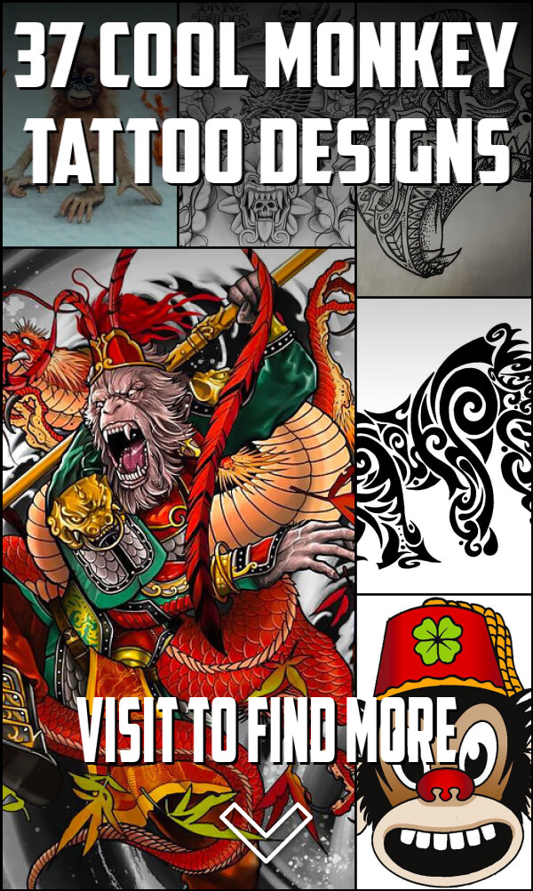 37 Cool Monkey Tattoo Designs