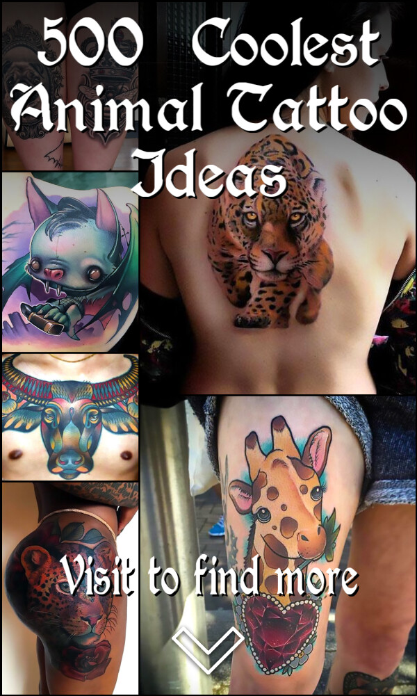 500+ Coolest Animal Tattoo Ideas