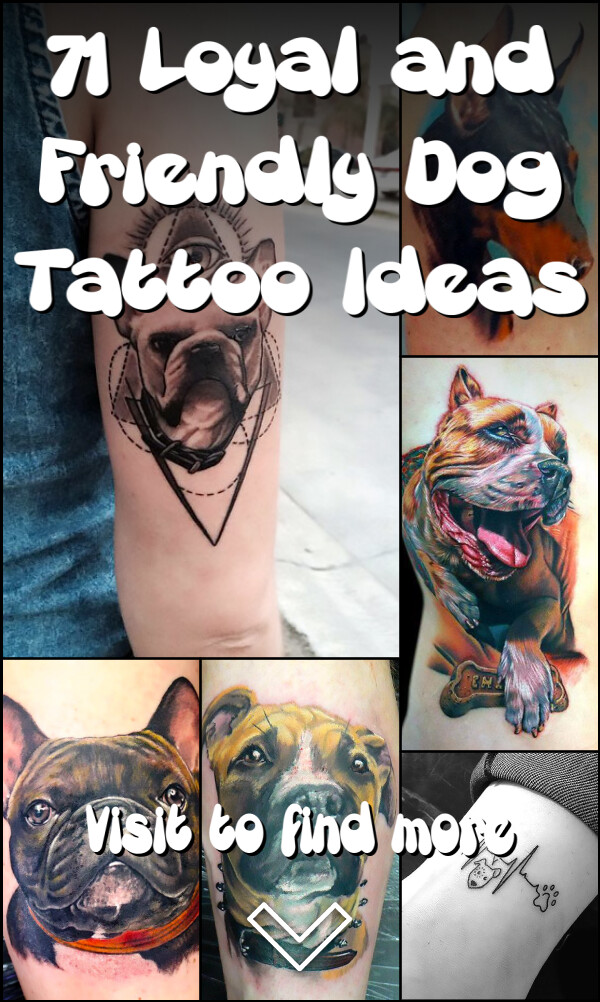 71 Loyal and Friendly Dog Tattoo Ideas