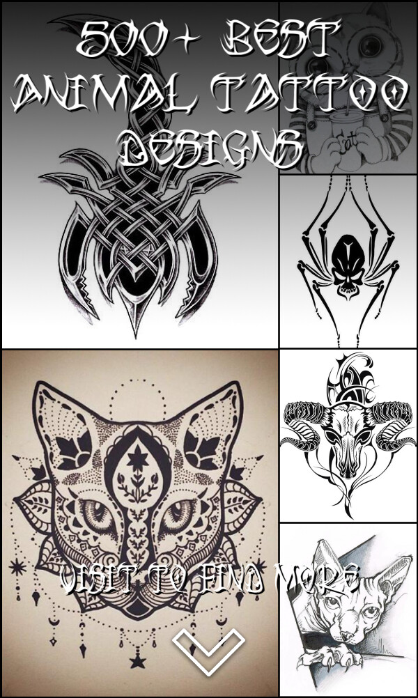 500+ Best Animal Tattoo Designs