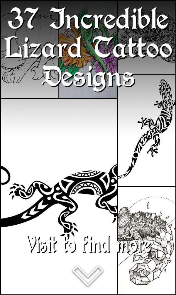 37 Incredible Lizard Tattoo Designs