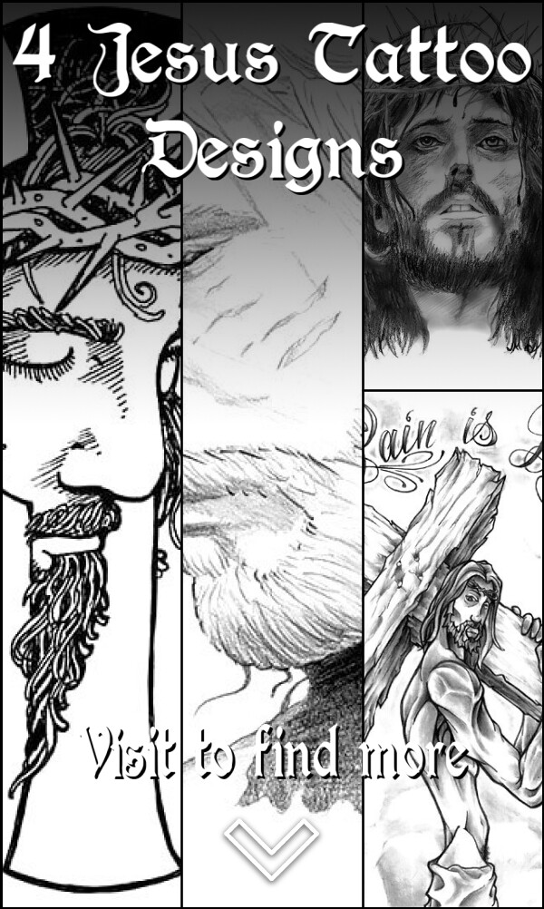 4 Jesus Tattoo Designs