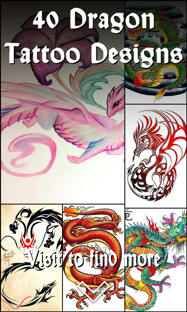 40 Dragon Tattoo Designs