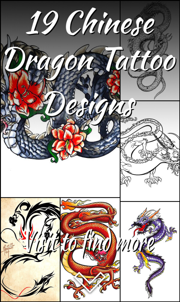 19 Chinese Dragon Tattoo Designs