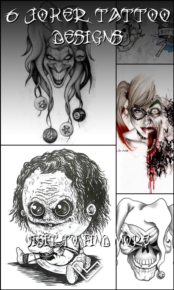6 Joker Tattoo Designs