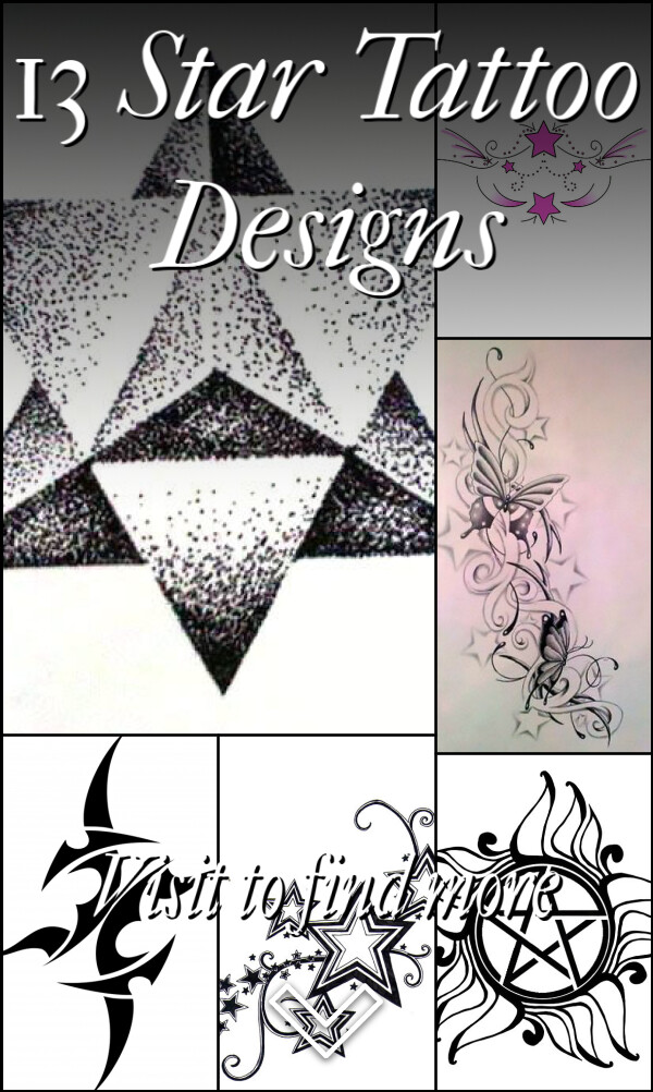 13 Star Tattoo Designs