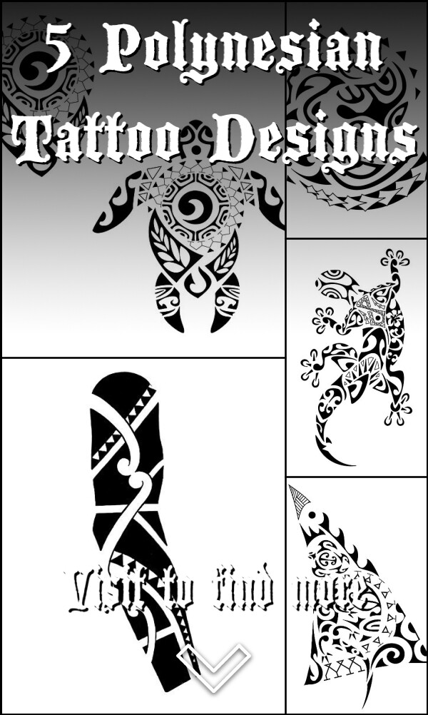 5 Polynesian Tattoo Designs