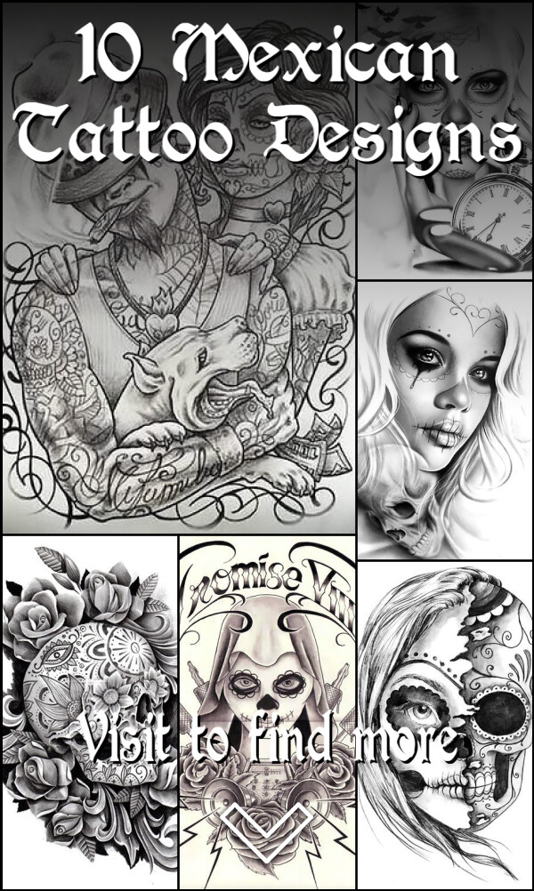 10 Mexican Tattoo Designs