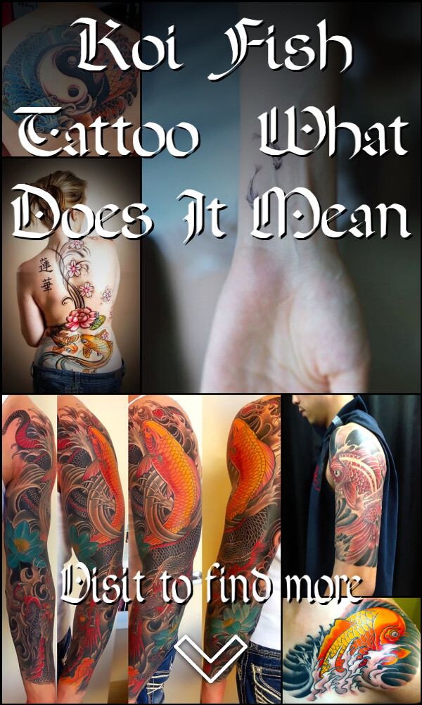 Koi Fish Tattoo: What Does It Mean?