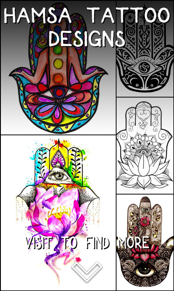 5 Hamsa Tattoo Designs